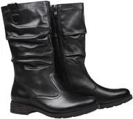 Kozaki damskie - Axel Kozaki Comfort 4278 Czarne H ocieplane zimowe na Haluksy 28394 - miniaturka - grafika 1