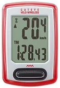 Liczniki rowerowe - Cateye CC-vt230 W koło Computer bezprzewodowo Biały/czerwony 3524094_blanc/rouge - miniaturka - grafika 1
