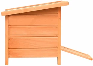 VidaXL Domek dla kota, lite drewno sosnowe i jodłowe, 50x46x43,5 cm 170640         VidaXL - Drapaki dla kotów - miniaturka - grafika 8