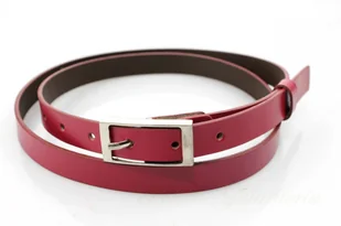 Complex Pasek Damski Skórzany Gładki (PL) 20 mm FUKSJA Wąski - Paski - miniaturka - grafika 4