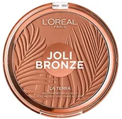 Pudry do twarzy - L'Oréal Paris Glam Bronze puder Terra A6165761 - miniaturka - grafika 1
