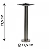 Artykuły biurowe - STEMA - SH Podstawa mocowana do podłoża SH-3018-1/S, stal nierdzewna szczotkowana (do sotłu, stolika, podłogi) SH-3018-1/S - miniaturka - grafika 1