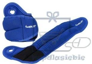 Movit Ciężarki na ręce 2 x 2 kg neopren niebieski - Pozostały sprzęt siłowy - miniaturka - grafika 2