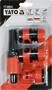 YATO ZESTAW ZŁĄCZEK ZE ZRASZACZEM 4SZT 1/2"" I 3/4"" YT-99831 YT-99831 - Inne akcesoria do nawadniania - miniaturka - grafika 2