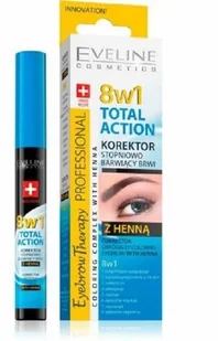 Eveline Eyebrow Therapy, korektor stopniowo barwiący brwi z henną 8w1, 10 ml - Cienie do powiek - miniaturka - grafika 5