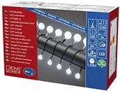 Inne - Konstsmide 3680  207 lampa Globe LED łańcuch świetlny z małych i dużych, okrągłych diod zewnętrzny transformator/na zewnątrz (IP44)/VDE/24 V/80 białych zimnych diod/czarny przewód 3680-207 - miniaturka - grafika 1