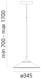 Artemide Lampa wisząca ORSA 35 0352030A - Lampy sufitowe - miniaturka - grafika 3