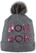 Czapki dla dzieci - Barts Czapka dziecięca Ashley Beanie dark heather 53 - miniaturka - grafika 1