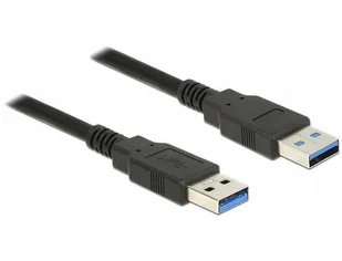 Delock Kabel USB 3.0 3m AM-AM czarny (85063) - Kable USB - miniaturka - grafika 6