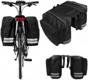 Sakwy rowerowe - Sakwa Rowerowa 2 Komorowa Torba Bagażnik Na Rower - miniaturka - grafika 1