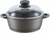 Shakery barmańskie - Berndes BONIND Indukcja garnek do gotowania ze szklaną pokrywką, w zestawie silikonowe uchwyty termiczne, 20 cm, wytrzymały odlew aluminiowy, powłoka zapobiegająca przywieraniu, indukcyjna - miniaturka - grafika 1