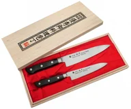 Noże kuchenne - Satake Cutlery Satake Katsu Zestaw nóż szefa + uniwersalny HG8265W - miniaturka - grafika 1
