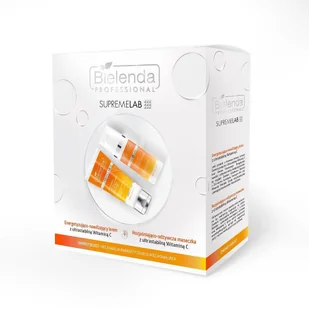 Bielenda Professional SupremeLab Energy Boost zestaw energetyzująco-nawilżający krem z witaminą C 50ml + rozjaśniająco-odżywcza maseczka z witaminą C 70ml - Zestawy kosmetyków damskich - miniaturka - grafika 2