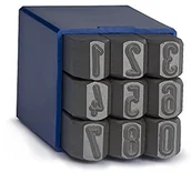 Pozostałe wyposażenie warsztatu - GRAVUREM Komplet Standard cyfry udarowej - miniaturka - grafika 1