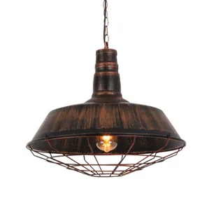 Lumina Deco Deco LAMPA WISZĄCA INDUSTRIALNA LOFT STARY MOSIĄDZ ARIGIO D45 DECO LDP 6862-450 (O.BR) - Lampy sufitowe - miniaturka - grafika 2