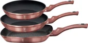 Patelnie - Berlinger Haus Patelnia zestaw I-Rose 20 24 28cm 3szt BH-6041 - miniaturka - grafika 1