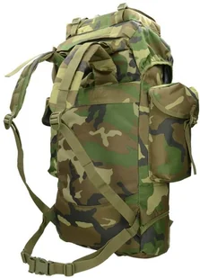 MFH Plecak Taktyczny Wojskowy BW 65L Woodland 30253T - Plecaki - miniaturka - grafika 4