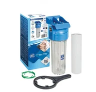 Akcesoria grzewcze - Filtr wody 1/2 FHPR12-HP1 wkład+płytka+klucz 10bar - miniaturka - grafika 1