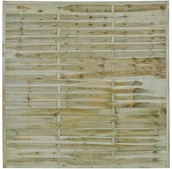 Ogrodzenia - Vidaxl pełny pleciony R18 prosty 180x180 - miniaturka - grafika 1