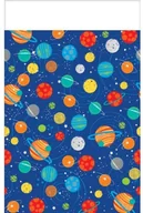 Dekoracje i nakrycia stołu na imprezę - Amscan Obrus Kosmos, 137 x 259 cm, plastik 572278 - miniaturka - grafika 1