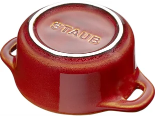 Staub Mini garnek ceramiczny okrągły La Cocotte 200 ml kasztanowy 40511-999-0 - Garnki - miniaturka - grafika 2