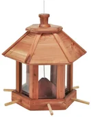 Karmniki dla ptaków - Haushalt HI Wiszący karmnik dla ptaków, brązowy - miniaturka - grafika 1