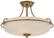 Lampy sufitowe - Elstead Lighting Plafon QZ/GRIFFIN/SFMWS Lighting - miniaturka - grafika 1