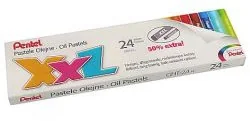 Pentel Pastele olejne XXL 24 kol. GHT-24 - Przybory szkolne - miniaturka - grafika 4