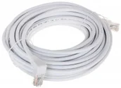 Kable - ABCVISION Pachcord RJ45/10-PK/W biały kat.5e 10m RJ45/10-PK/W - miniaturka - grafika 1