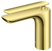 Baterie umywalkowe - KOHLMAN Experience Gold bateria umywalkowa złoty połysk QB100EGD - miniaturka - grafika 1