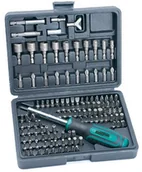 Inne - Brüder Mannesmann Mannesmann zestawem bitów, 122-częściowy, m29896 M29896 - miniaturka - grafika 1