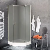 Kabiny prysznicowe - Metal-Hurt BK502PT+ BK502PT 90x90 - miniaturka - grafika 1