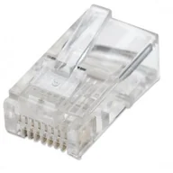 Wtyczki i adaptery - Intellinet Intellinet Wtyk RJ45 8P/8C UTP Cat.5e/linka 100szt 502375 - miniaturka - grafika 1