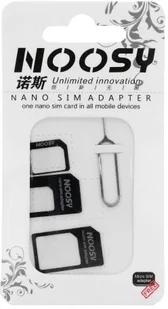Noosy Adapter Kart Nanosim Microsim Na Sim Iphone Galaxy - Pozostałe akcesoria do telefonów - miniaturka - grafika 5