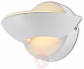 Lampy ścienne - Globo Lighting Kinkiet LAMPA ścienna SAMMY 76003 metalowa OPRAWA LED 7,5W biała - miniaturka - grafika 1
