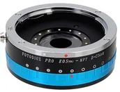 Tulejki, adaptery, redukcje do aparatów - Canon Fotodiox Pro Lens Mount Adapter with built-in de clicked Aperture Iris, EOS EF Lens (Not EF-S Lens) to Micro 4/3 Four Third system (MFT) camera, pasuje do Olympus PEN E-PL1, PL2 pl1s, E, E-PL3 E EOSM4 - miniaturka - grafika 1