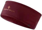 Czapki i chusty sportowe męskie - RONHILL RONHILL Opaska na głowę do biegania PRISM HEADBAND bordowa - miniaturka - grafika 1