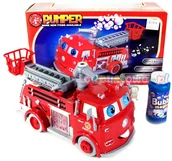 Samochody i pojazdy dla dzieci - MalPlay DUŻA STRAŻ POŻARNA EDEK PUSZCZA BAŃKI AUTA CARS 5524 - miniaturka - grafika 1