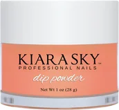 Manicure tytanowy - KIARA SKY KIARA SKY DIP POWDER - D562 PEACH-A-ROO D562 - miniaturka - grafika 1