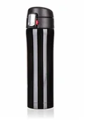 Termosy - Banquet Termos podróżny BODO 430 ml, czarny - miniaturka - grafika 1