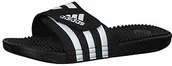 Pływanie - adidas Adissage buty kąpielowe dla dorosłych, uniseks -  -  38 EU F35580_core black/ftwr white/core black - miniaturka - grafika 1