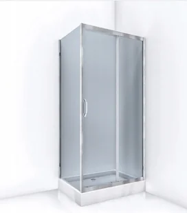 BRAVAT ID 70x100 szkło grafitowe ID-RCST70X100 - Kabiny prysznicowe - miniaturka - grafika 2