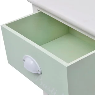 vidaXL Szafka w stylu shabby chic z 4 szufladami drewno - Komody - miniaturka - grafika 7