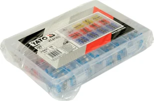 YATO ZESTAW 220 SZTUK PRZEZROCZYSTYCH WODOODPORNYCH KOSZULEK TERMOKURCZLIWYCH Z CYNĄ 0,25-6MM2 - Akcesoria do lutowania - miniaturka - grafika 3