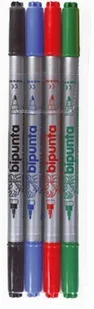Fibracolor PISAKI DWUSTRONNE DOUBLE POINT x4 - Flamastry - miniaturka - grafika 4