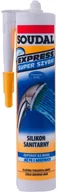 Silikony - Soudal Silikon neutralny Express 280 ml biały - miniaturka - grafika 1