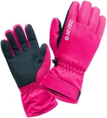 Rękawice narciarskie - Hi-Tec rękawice narciarskie Lady Galena Sangria L/XL - miniaturka - grafika 1
