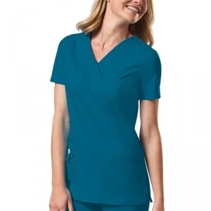 Cherokee - Core Stretch Cherokee Core Stretch Bluza damska Mock Wrap PWTW/L 12270 - Odzież medyczna Cherokee - Core Stretch Cherokee Core Stretch Bluza damska Mock Wrap PWTW/L 12270 - Odzież medyczna - miniaturka - grafika 1