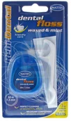 Szczoteczki do zębów - Mattes Dental Floss Nić dentystyczna woskowana-mentolowa 50 m - miniaturka - grafika 1