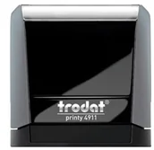 Pieczątki - Trodat Pieczątka automat 4911 szara - poduszka czarna 38x14mm /TRE_4911SZWCA UN267-5 - miniaturka - grafika 1